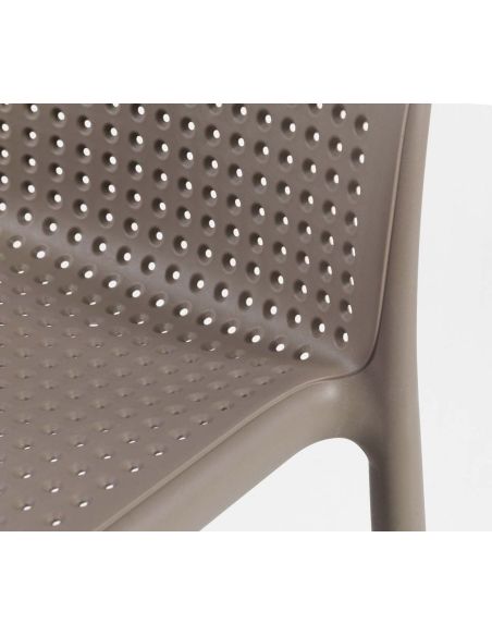 4 poltroncine da giardino impilabili in polipropilene Kendal 4 poltroncine da giardino impilabili in polipropilene Kendal