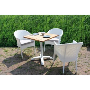 Poltroncina da giardino in alluminio e polietilene Savior 2