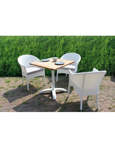 Poltroncina da giardino in alluminio e polietilene Savior Poltroncina da giardino in alluminio e polietilene Savior