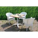 Poltroncina da giardino in alluminio e polietilene Savior