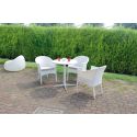 Poltroncina da giardino in alluminio e polietilene Savior