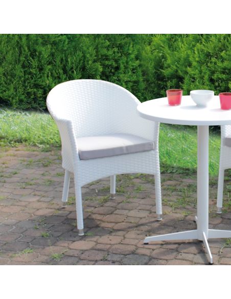 Poltroncina da giardino in alluminio e polietilene Savior Poltroncina da giardino in alluminio e polietilene Savior