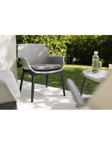 Set da giardino divano poltrone e tavolino Tim