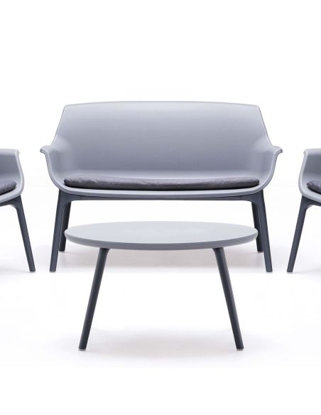 Set da giardino divano poltrone e tavolino Tim