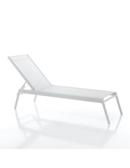 Lettino da giardino regolabile e impilabile Tarragona