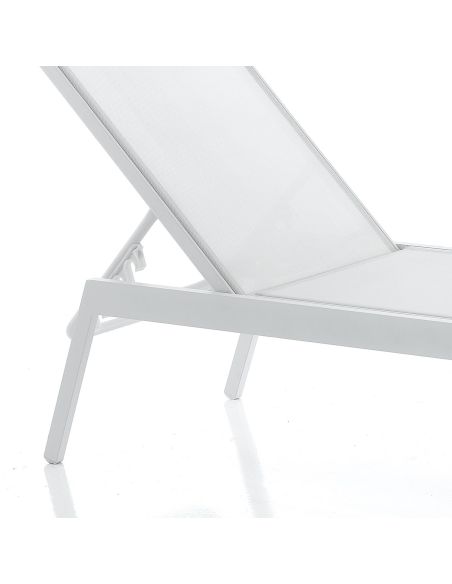 Lettino da giardino regolabile e impilabile Tarragona