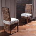 Coppia sedie da giardino in legno naturale MyBali