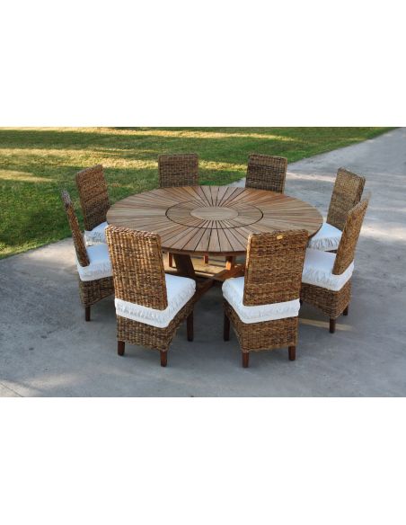 Coppia sedie da giardino in legno naturale MyBali