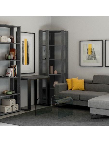 Libreria ad angolo verticale in legno Inedditah Angolo B