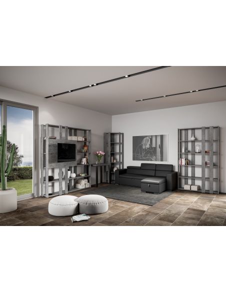 Libreria ad angolo verticale in legno Kato Angolo B