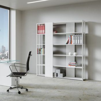 Libreria scaffale design moderno in nobilitato Inedditah B 2