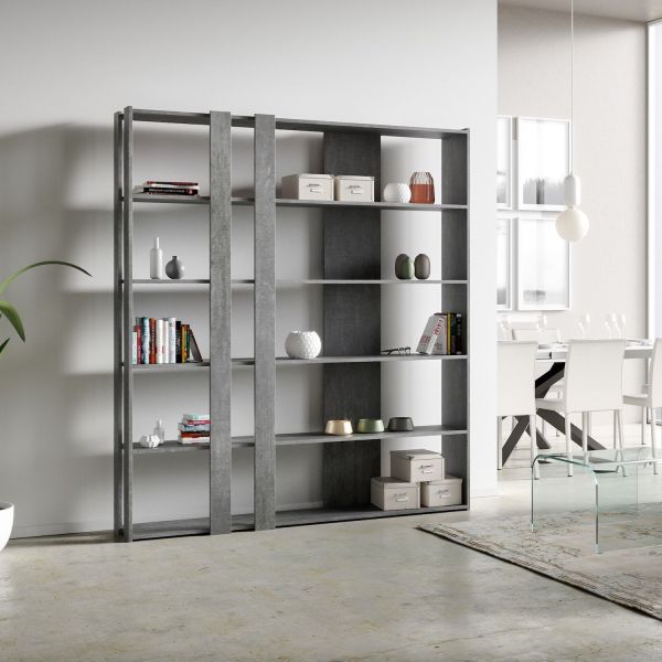 Libreria design moderno in legno nobilitato Inedditah C