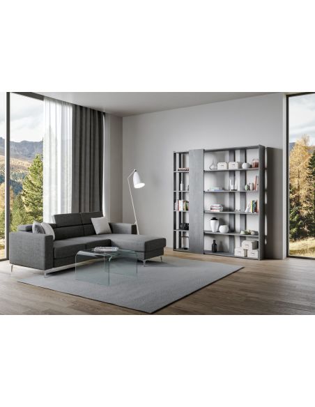 Libreria moderna per soggiorno o ufficio Inedditah D