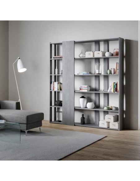 Libreria moderna per soggiorno o ufficio Inedditah D