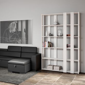 Libreria a muro moderna in legno Inedditah Small E 2