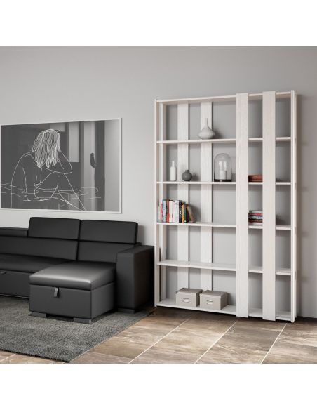Libreria a muro moderna in legno Inedditah Small E Libreria a muro moderna in legno Inedditah Small E