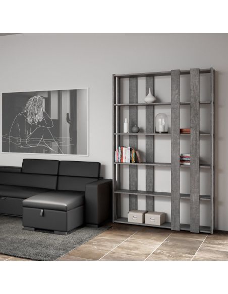 Libreria a muro moderna in legno Inedditah Small E Libreria a muro moderna in legno Inedditah Small E