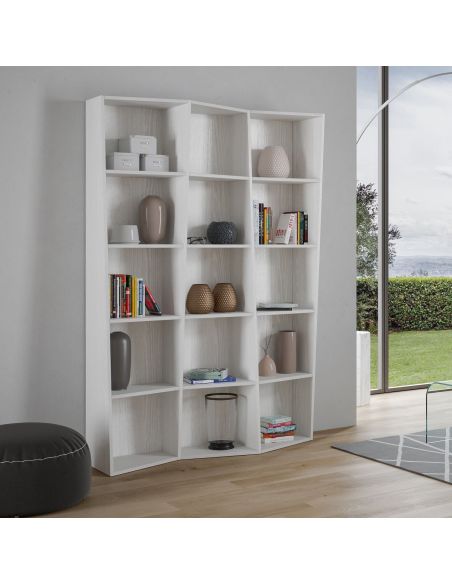 Scaffale libreria per casa ufficio in legno Deducha 3 Scaffale libreria per casa ufficio in legno Deducha 3