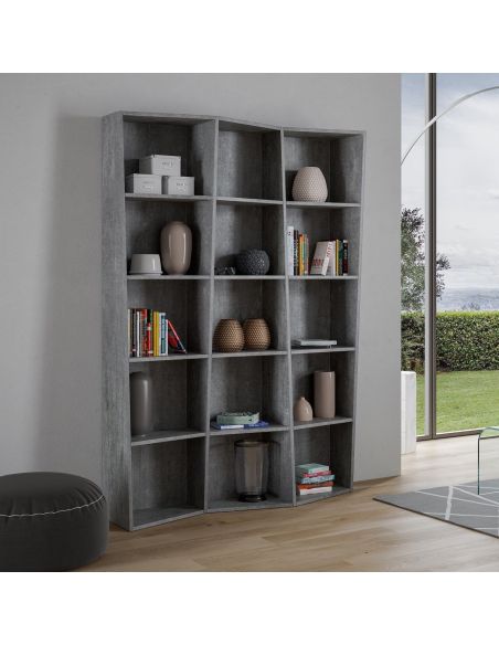 Scaffale libreria per casa ufficio in legno Deducha 3 Scaffale libreria per casa ufficio in legno Deducha 3