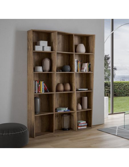 Scaffale libreria per casa ufficio in legno Deducha 3 Scaffale libreria per casa ufficio in legno Deducha 3