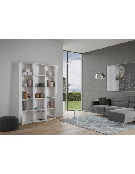 Scaffale libreria per casa ufficio in legno Deducha 3 Scaffale libreria per casa ufficio in legno Deducha 3