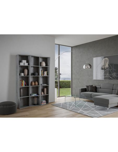 Scaffale libreria per casa ufficio in legno Deducha 3 Scaffale libreria per casa ufficio in legno Deducha 3