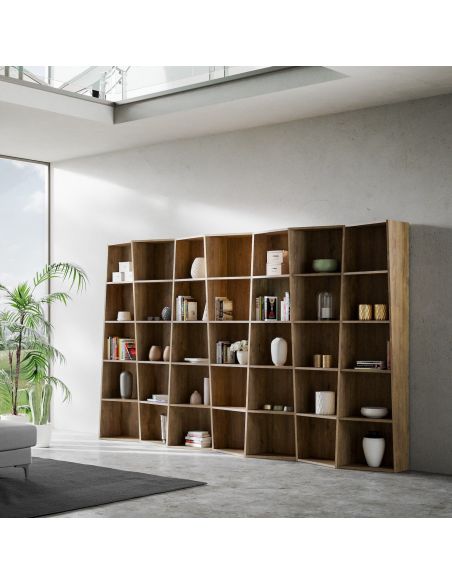 Scaffale libreria moderna per casa o ufficio Deducha 7
