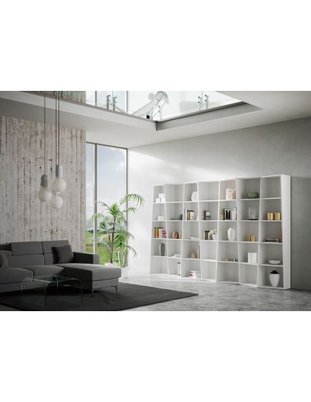 Scaffale libreria moderna per casa o ufficio Deducha 7