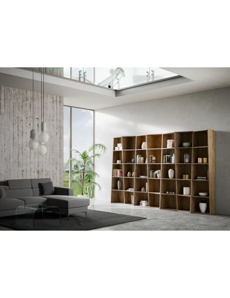 Scaffale libreria moderna per casa o ufficio Deducha 7