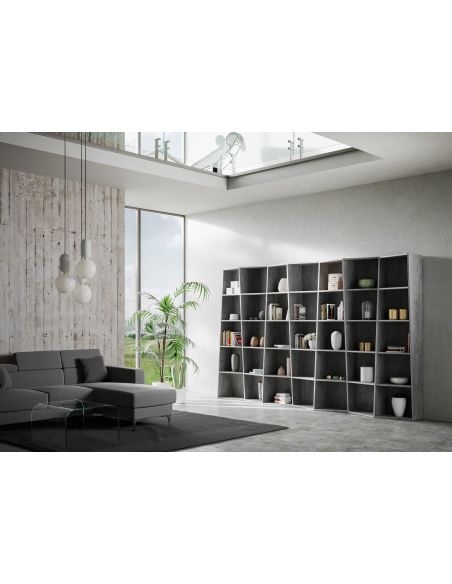 Scaffale libreria moderna per casa o ufficio Deducha 7