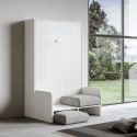 Letto a scomparsa con divano una piazza e mezza Kentaro by Itamoby