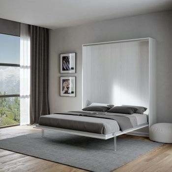 Letto matrimoniale a scomparsa design moderno Lexton 2