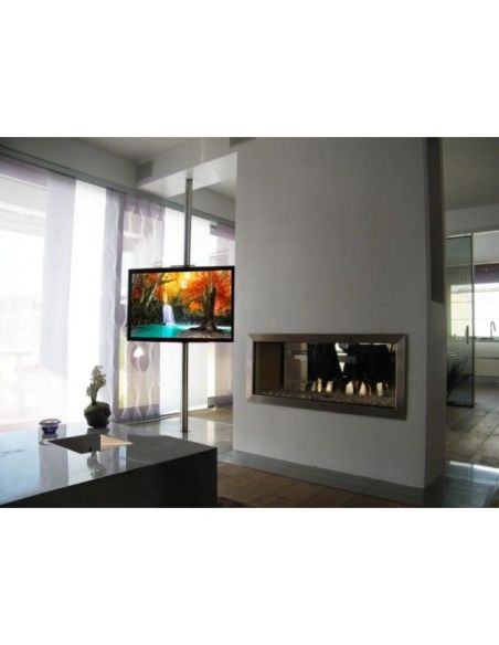 Colonna porta TV da pavimento a soffitto Damon