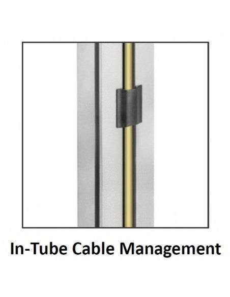 Colonna porta TV da pavimento a soffitto Damon