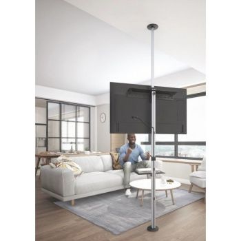 Colonna porta TV da pavimento a soffitto Damon