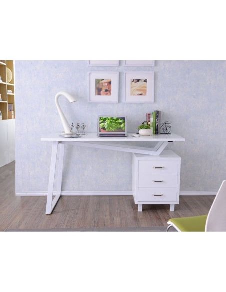 Scrivania porta PC design moderno 140x60 cm Deacon