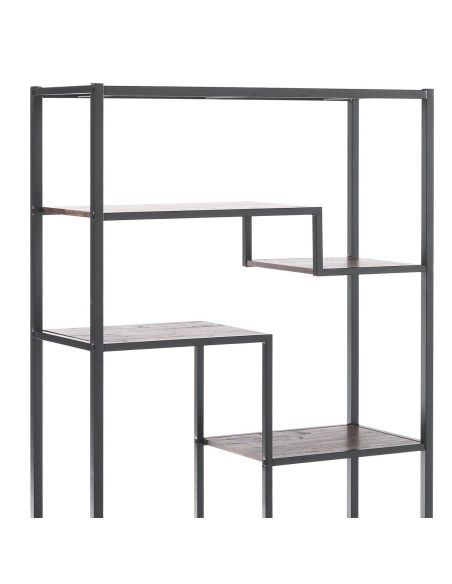 Libreria divisoria bifacciale in metallo e legno Unisocom Libreria divisoria bifacciale in metallo e legno Unisocom
