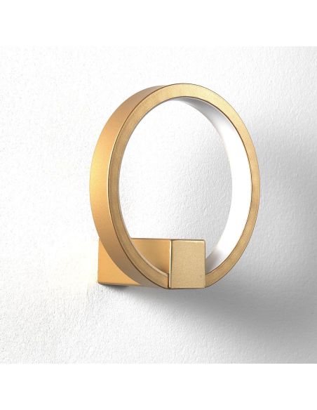 Applique a LED da parete in alluminio Rockin Oro