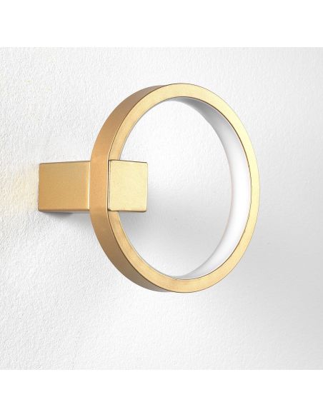 Applique a LED da parete in alluminio Rockin Oro