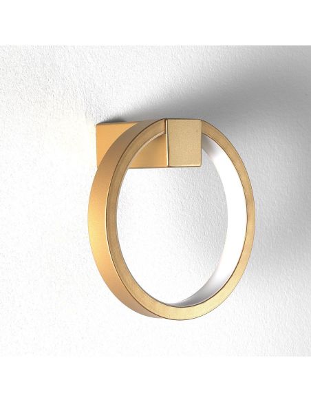 Applique a LED da parete in alluminio Rockin Oro