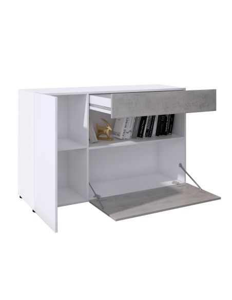 Madia design moderno per soggiorno o cucina Zerillia