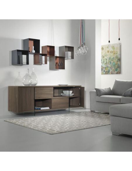 Madia moderna porta TV in legno Benoit Madia moderna porta TV in legno Benoit