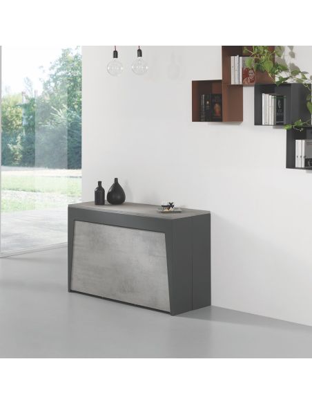 Tavolo consolle allungabile con sedie Glen