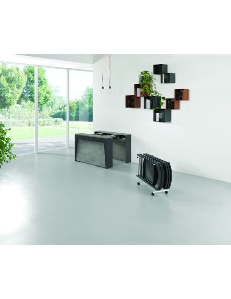 Tavolo consolle allungabile con sedie Glen