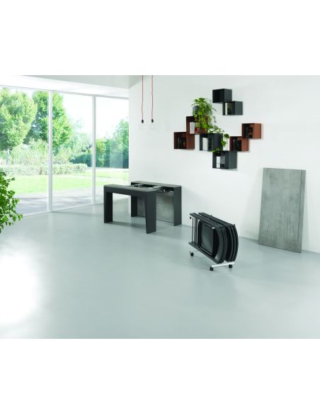 Tavolo consolle allungabile con sedie Glen Tavolo consolle allungabile con sedie Glen