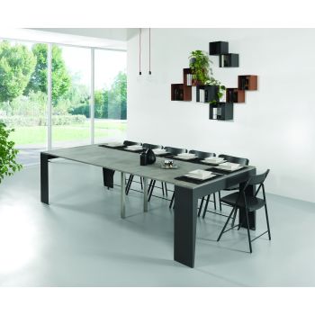 Tavolo consolle allungabile con sedie Glen 2