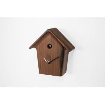 Orologio da muro a cucù moderno Mochi Mochi Wood 2