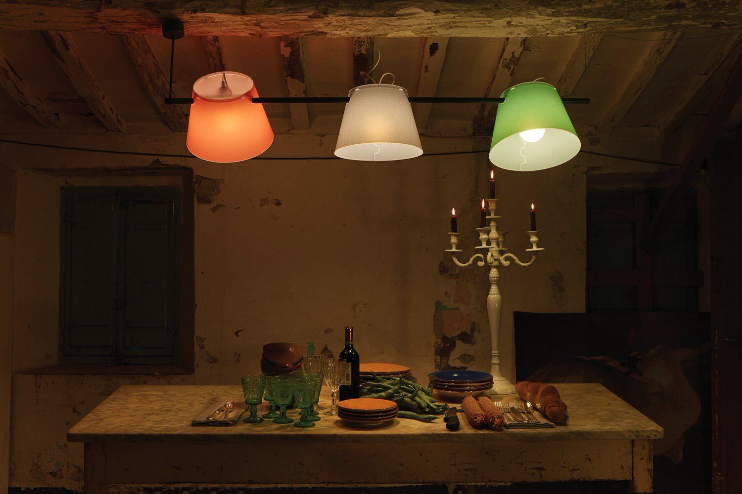 Trio - Lampadario a sospensione