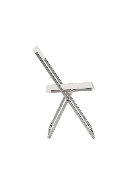 Set 4 sedie pieghevoli con carrello o gancio a muro Trixy Lux