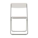 Set 4 sedie pieghevoli con carrello o gancio a muro Trixy Lux